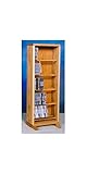 Dowel CD Storage Tower in Honey Oak Finish (Honey Oak)
