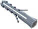 Fischer 50105 S 5 Expansion Dowel with 2-Way Spreader for Fixing Motion Sensors, Letterboxes in Concrete, Solid Stone, Solid Brick, Natural Stone and Much More, Pack of 100