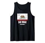 SAN DIMAS California | Cali City, CA USA Ciudad Bandera - Camiseta sin Mangas