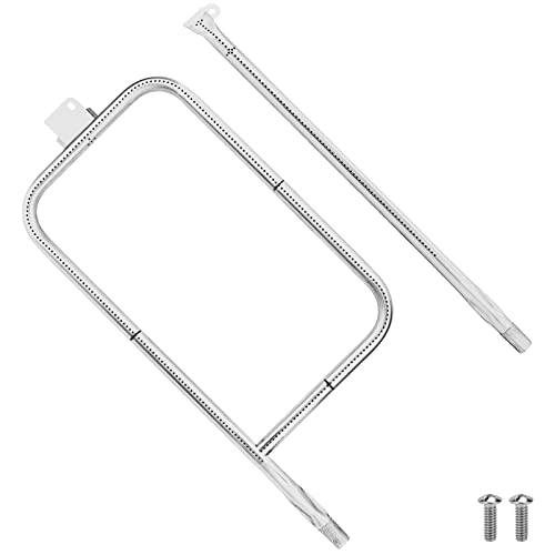 Uniflasy 65032 Burner Tube For Weber Q300 Q3000 Q320 Q3200 404341 57060001 586002 Gas Grills 304 Stainless Steel Grill 60036 Burner Tube Set Replacement For Weber Q Series Gas Grills Burner #TOP11