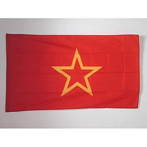 AZ FLAG, USSR Red Army 1918-1991 Flag, 3x5 Ft, RKKA comunist Banner with Sleeve, 100% Polyester, Fade Resistant, Vivid Colors
