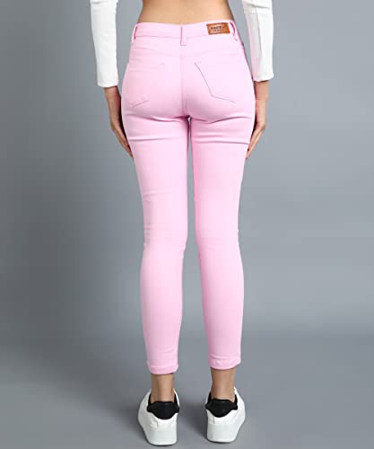 Image of Nifty Women's Denim Stretchable Slim Fit Color Jeans