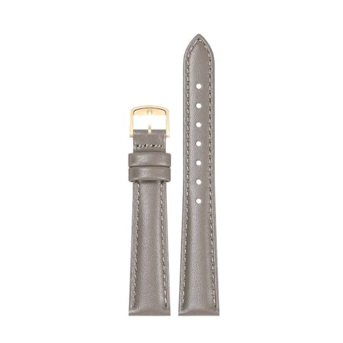Bracelet montre cuir universel 15mm 17mm grain plat DolceVita