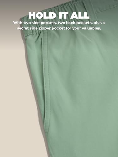 Image of Chubbies Everywear Men's Shorts - Mens Shorts Casual 6in Inseam, Elastic Waist, Water-Resistant, Zipper Pocket