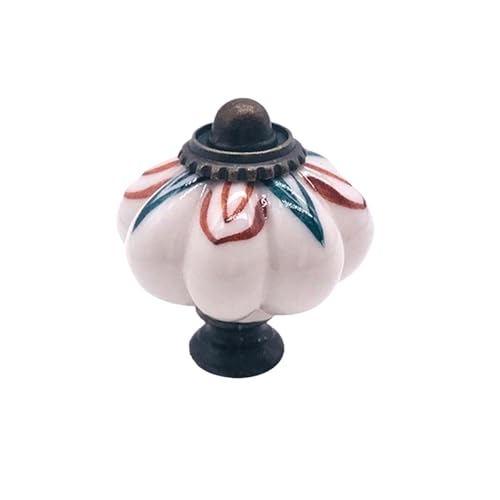 ESHDGFYB Poignées de meuble en céramique, Poignées de meubles en céramique, porte de placard, armoire, coiffeuse, accessoires de cuisine, boutons en céramique à trou(Mizi)