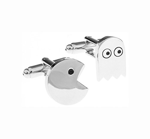 Famgem Men's Cufflinks Nerd - 1980's Video Game Funny French Cuff Links for Mens– Personalized Wedding Groomsmans with a Free Gunny Bag- Novelty Fantastic Geekery Collection- Pacofman Famgem Men's Cufflinks Nerd - 1980's Video Game Funny French Cuff Links for Mens– Personalized Wedding Groomsmans with a Free Gunny Bag- Novelty Fantastic Geekery Collection- Pacofman