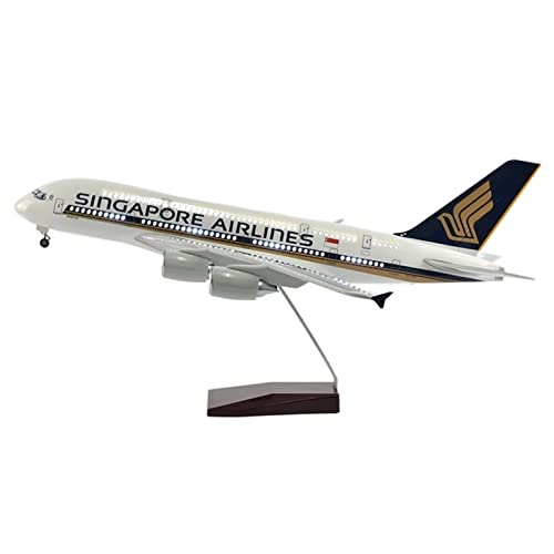 Airbus A350 de Singapore Airlines a escala para decorar tu oficina con luces y soporte Planetoy
