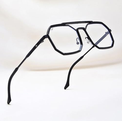 Image of IFLASH Vintage UV Protection Retro Square Metal Body Sunglasses For Men & Women