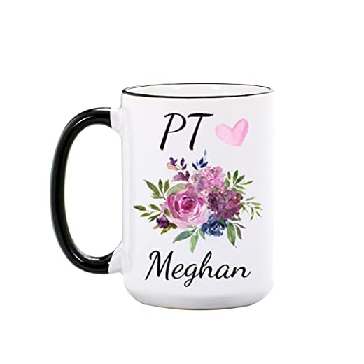 Top 15 Thank You Gifts for Physical Therapists 9 Physical Therapist Mug 15 or 11 ounce - Personalized PT Coffee Cup - Medical Student Graduation Gifts for Women, Coworkers, Her, Friend - Appreciation Gifts