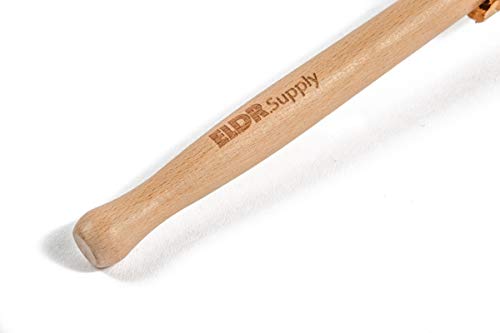 Eldr Supply FR-CLL12-055 Bottle Brush, 14In Extra Long German Beechwood Handle, Strong Hemp Bristles, Zero Waste, Cleans And Scrubs Hard To Reach Wide Mouth Jars, Glasses thumb #3