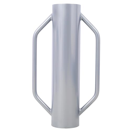 Iron Fence Post Driver - Heavy Duty 30LB Metal Fence Post Driver with Handle | Versatile and Multipurpose T Post Rammer for Easy Fence Post Installation Grey