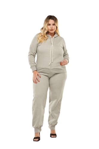 Blusa De Moletom Plus Size para Mulheres, Blusa com Capuz, Moda Feminina, Tamanho Grande (BR, Alfa,