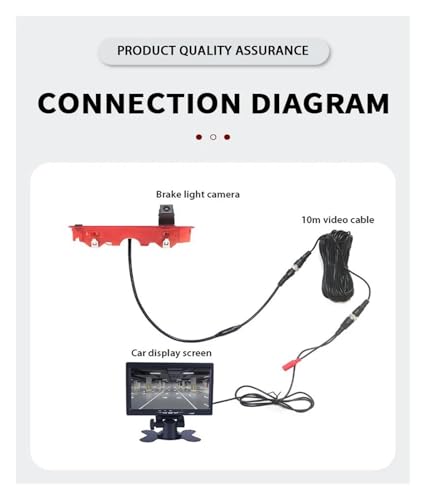 Caméra de recul AHD Benz Citan 2012-2021 avec feu stop intégré - 7