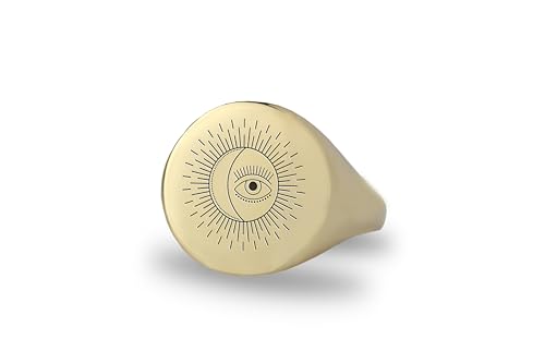 Cadeau pour elle bague chevalière soleil un bijou symbolique chargé de chaleur