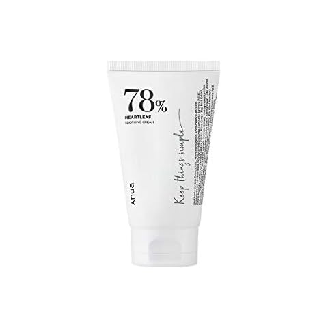 Anua Heartleaf 78% Soothing Cream 100ml / 3.38 fl.oz. I moisturizing, soothing the skin, panthenol, ceramide, moisture barrier Cover