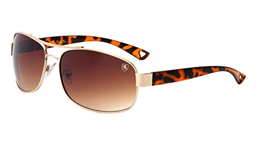 Khan Cruise - Rounded Aviators Sunglasses