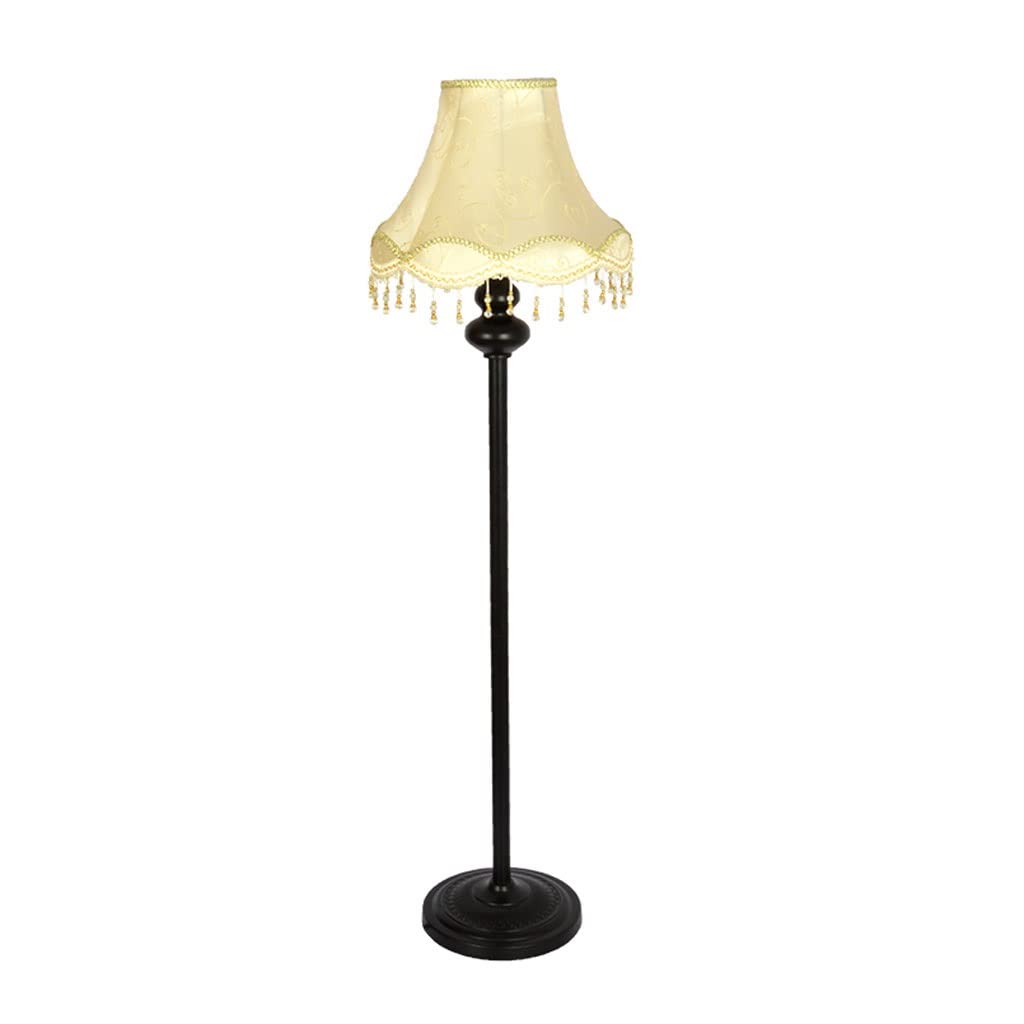 Lámpara de pie para dormitorio y salón con pantalla difusora de tela