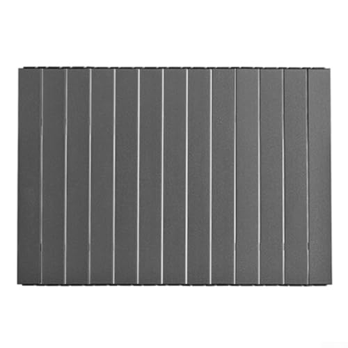 Aluminum Alloy Foldable Camping Table Board Outdoor Picnic Tabletop for Wagon Cart Trolley Cover Lightweight Rust-Free(5inch Black)