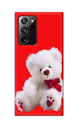 Image of PRINTFIDAA Teddy Bear Cute Lovers Romantic Day Printed Designer Hard Back Case Cover for Samsung Galaxy Note 20 Ultra (6.9 inch) -(WY) MVN1001