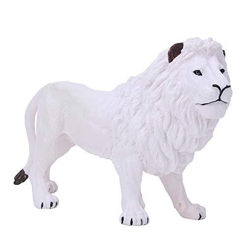 Muñeco de león blanco de plástico resistente para niños que rompen juguetes 6