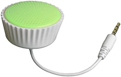 DgRock Universal Portable Speaker Cupcake style For iPhone 5 Galaxy MP3 player and all smartphone with 3.5mm Jack (Green)