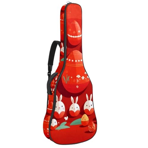 Sac pour guitare acoustique imperméable 42.9 pouces avec poches de rangement multicolore
