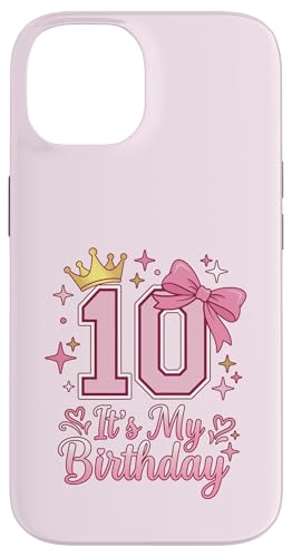 It's My 10th Birthday ���̎q �R�P�b�g���{�� �s���N 10�� �X�}�z�P�[�X iPhone 14 �p