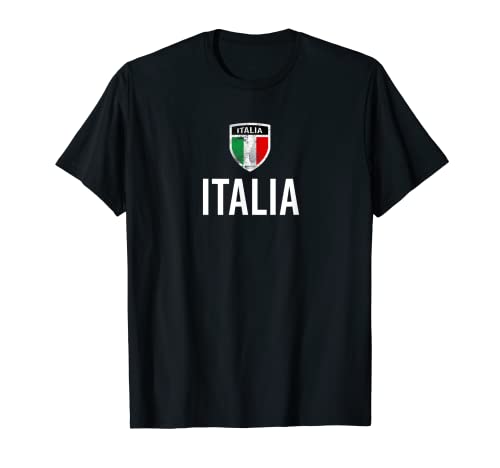 Italy Flag - Italia Flag Shield - Italy T-Shirt