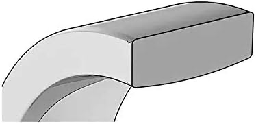 Sonia Jewels Solid 14k Yellow Gold 8mm Flat Comfort Fit Wedding Band Ring Classic Plain Traditional - Size 9 - Image 6