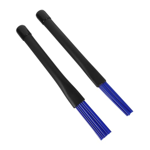CIMAXIC Drum Brushes for Jazz Rock Pair Retractable Drum Sticks Soft Rubber Handle for Beginners Professionals
