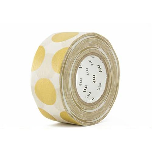 Image of MT MTPACK06Z mt Pack Washi Paper Masking Tape [genuine Kamoi Kakoshi / produced in Japan]: 1 inch x 17 yd., Gold