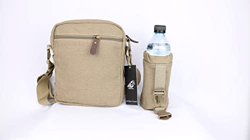 Bolsa de Lona Feminina Masculina Unissex Keuven (Bege)