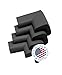 KidKusion 4-Piece Safety Corner Cushion; 4 Pack Black; Child Proofing Corner Guard; Made in USA; Child Safety, Home Furniture Safety Bumper, Baby Proof Table Protector