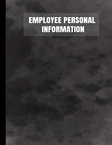 EMPLOYEE PERSONAL INFORMATION: (8.5x11 in) image 2