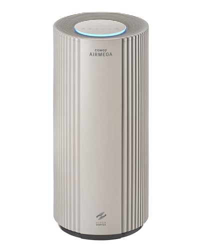 COWAY Air Purifier for Large Room Whole Home Up to 3,285 ft², HEPA Filter for Smoke, Allergen, Pet Dander, Odor, PM(1, 2.5, 10), AQI, Turbo Eco Mode, Energy Star, 3yr Warranty, Airmega 450 Beige