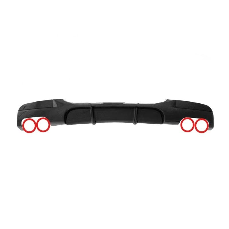 Difusor trasero de coche para Serie 3 E90 E91 labio inferior protector estilo MP 2