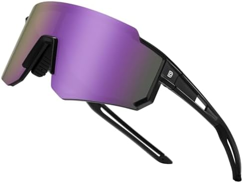 DUCO Polarisierte Sport Sonnenbrille für Herren Damen UV400 Schutz Baseball Radfahren Laufen Fischen Sonnenbrille DC0068