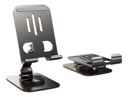 Suporte De Mesa Para Celular Ajustável Articulado Tripé 360 (Preto)