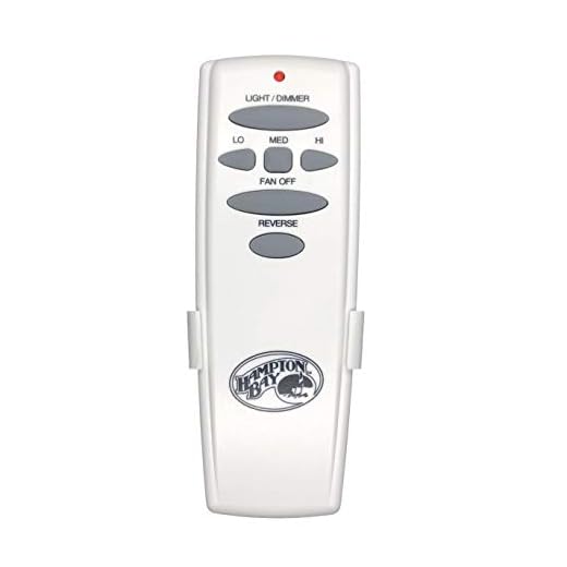 Hampton Bay Remote Control UC7078T with Reverse and Hampton Bay Logo