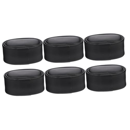 TINEASUR 6個 小さな時計枕 カーシートクッション オートシート 車の枕 時計ケース クッション 車用枕 の時計 時計の保管 メンズウォッチ ウォッチワインダーパッド スポンジ Black