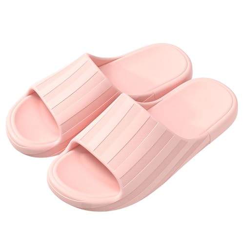 Non Slip Womens and Mens Shower Slippers Open Toe Quick Drying Bathroom Slippers for Pool Camping Swimming