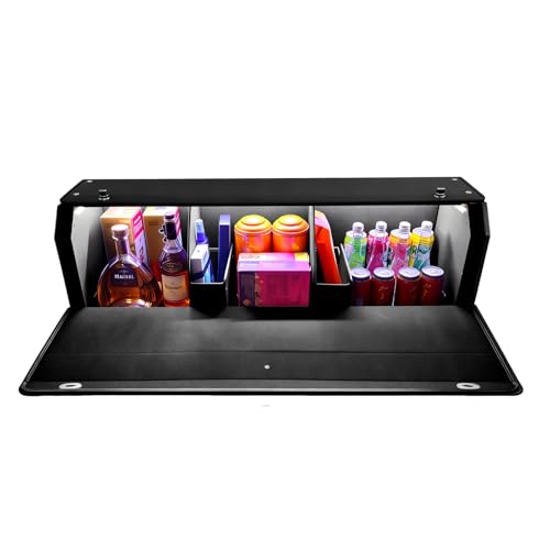 YUNHO Car Trunk Organizer with LED Light and USB