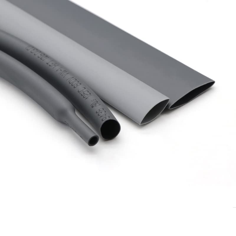 Tubo Termorestringente Arancione 50mm - Guaina Isolante In Poliolefina 2:1, 1 Metro, Per Cablaggi - Foto 2