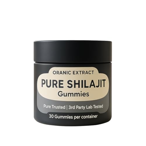 ORANIC EXTRACT Shilajit Gummies–Himalayan Source 9000mg, Energy & Immune Support for Men & Women,