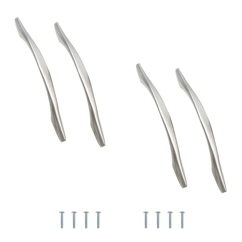 Image of VOLO Chrome Finish Wardrobe Handle, Handle for Cabinets, Doors, and Drawers. (Model: R-104) (8inch(160MM), 4)