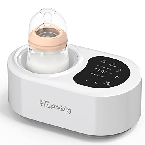 Image of Hopebig Bottle Warmer Upgraded 7-in-1 Water-Free Bottle Warmer for Breastmilk or Formula Baby Bottle Warmer Milk Warmer with LED Display Accurate Precise Temperature Control and Timer