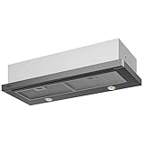 La ventola a incasso è dotata di 2 lampadine a LED e impostata in fabbrica per il funzionamento dell'aria di scarico