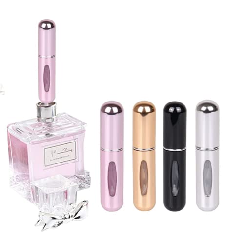 Infantly Bright 5Ml Perfume Atomizer Portable Liquid Container For Cosmetics Mini Aluminum Spray Empty Bottle Refillable For Traveling #TOP20