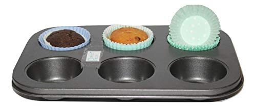 Image of Perfect Pricee Metal 6 Slot Muffin Tray (Muffin Tray with Paper Liner)
