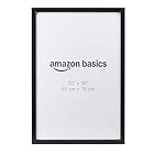 Amazon Basics - Cornice Rettangolare in Legno per Poster/Foto, 51cm x 76cm, Nero